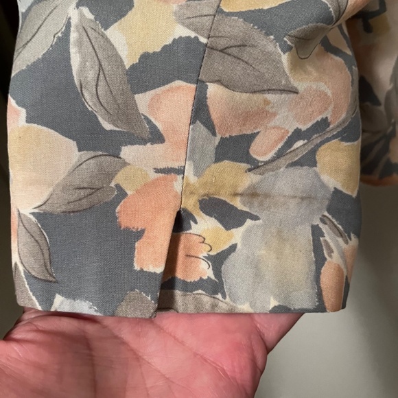 Pendleton Country Sophisticates Floral Blazer Pastel 80’s Vintage - Picture 7 of 8